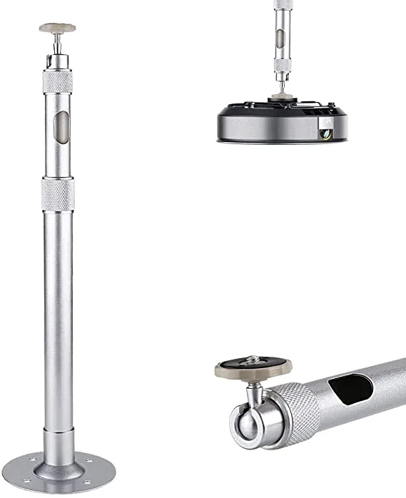 Aluminum stand for CCTV adjustable 3 feet + 3 feet , 6 feet max - ALS-6F for projector, search light , bullet camera , dome camera - CCTV stand