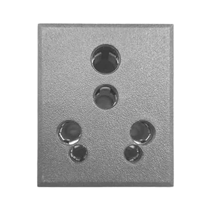 elcom EMO-61-X 6A 250V 16A 250V AC socket EMO-61-256-V1 size  pack of 50 nos.