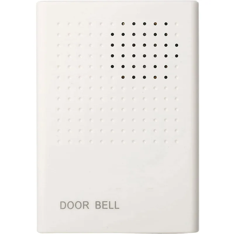 Jenix 12V DC Wired Doorbell with 4 Wires for Home Office Access Control System Wired Door Bell ABS