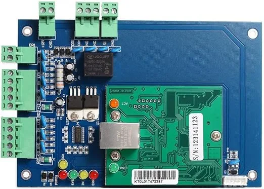 jenix Access Control Board,Network TCP/IP Access Control Panel Board Reader for Wiegand 4 Door Use Access Controller WG-4D