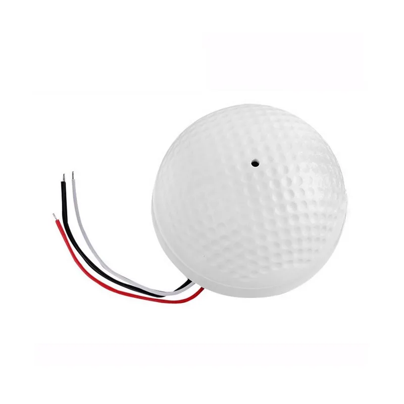 Jenix CCTV Pickup Audio Surveillance Microphone MIC for CCTV Systems in Round Shape