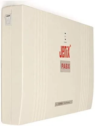 Jenix epabx Telephone Intercom System 4 Main/Trunk/FCT Device Line and 16 Landline Phone Subscriber Connection pabx PBX 416