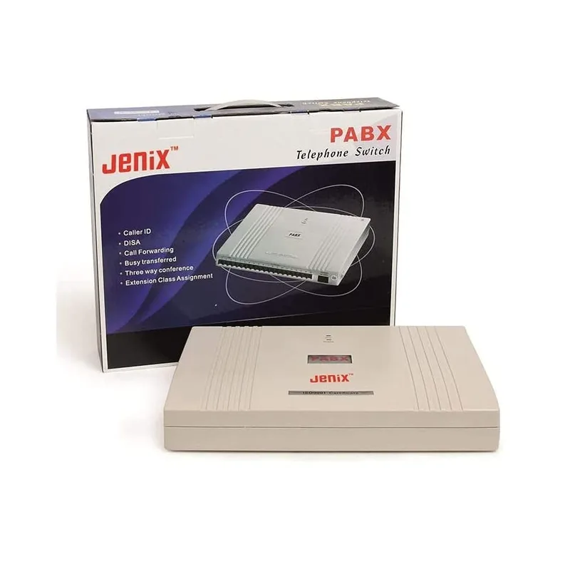 Jenix epabx Telephone Intercom System 4 Main/Trunk/FCT Device Line and 24 Landline Phone Subscriber Connection pabx PBX 424