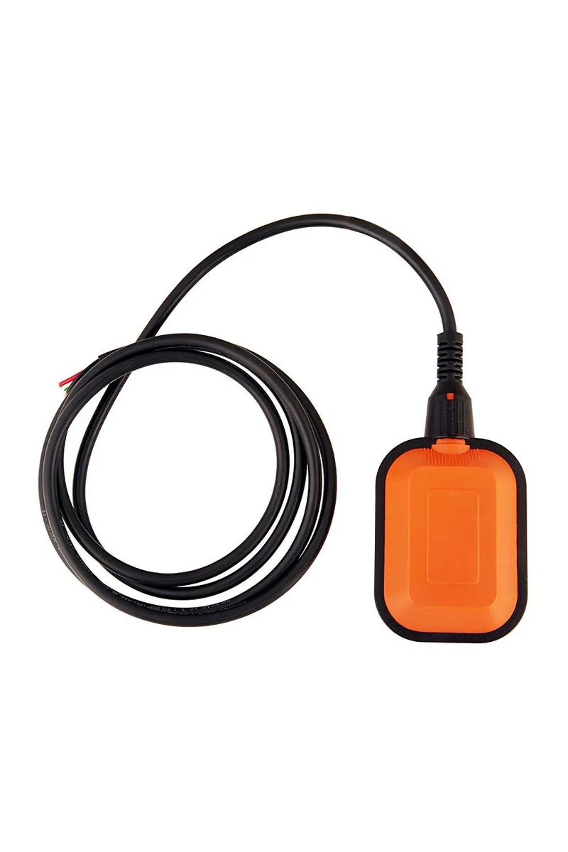 Jenix Float Switch Sensor Water Level Control Tank Overflow Control Sensor Automatic Water Motor Off when Tank Full, 3 Meter Long Wire JXFC3W
