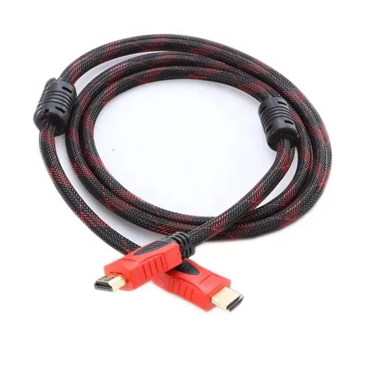 Jenix  HDMI cable anti rodent nylon jacket Round Anti Rodent HDMI Cable Male to Male for Projector, Plasma TV, Ultra HD TV, Home Theater  1.5M