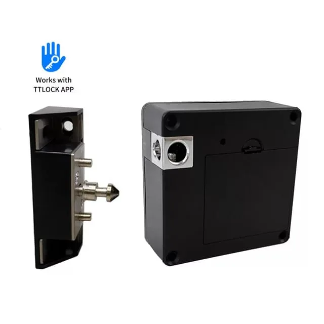 Jenix Hidden Drawer Lock, TT lock Keyless Cabibnet Locks with Bluetooth TTlock mobile APP and RFID card I Electronic Smart Locks for Drawer, Cabinet Make More Safe and Convenient  - TTlock Drwer