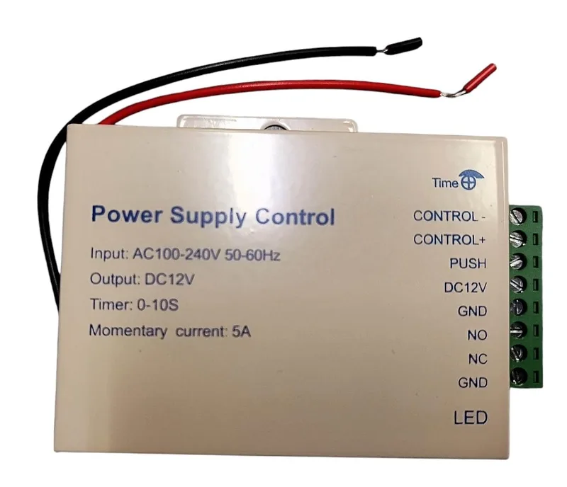 Jenix K80 12V 5A Power Supply Control for Video Door Phone System & Video Intercom Input AC 110-240V Support NO/NC Electric Door Lock and Exit Button Video Doorbell Power Supply  K80 5Amp