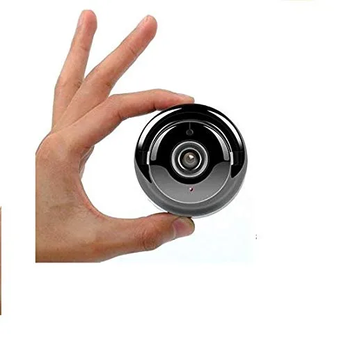 jenix Mini Wireless WiFi Camera Panoramic View Support 128GB Memory Card Spy Camera for School Bus Car Night Vision Hidden Camera JXFEYE1802