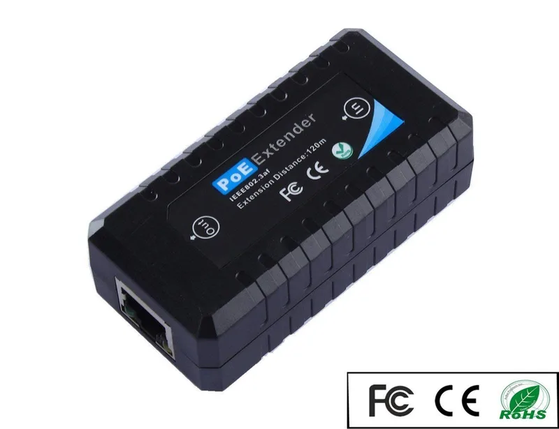 Jenix POE Extender Inline Extender just to add Extra 120M to existing POE Line Suitable for IP Camera, POE AP, IP Phone, JXPOE1