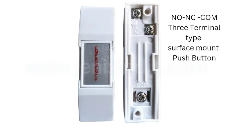 jenix surface mount emergency button NO NC type  to open door lock