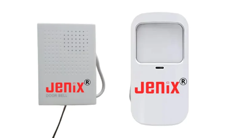 Jenix wireless motion based door bell movement detection to trigger door bell