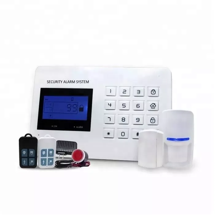jenix wireless security alarm system PSTN/GSM smart home alarm system host support 99 wireless zone
