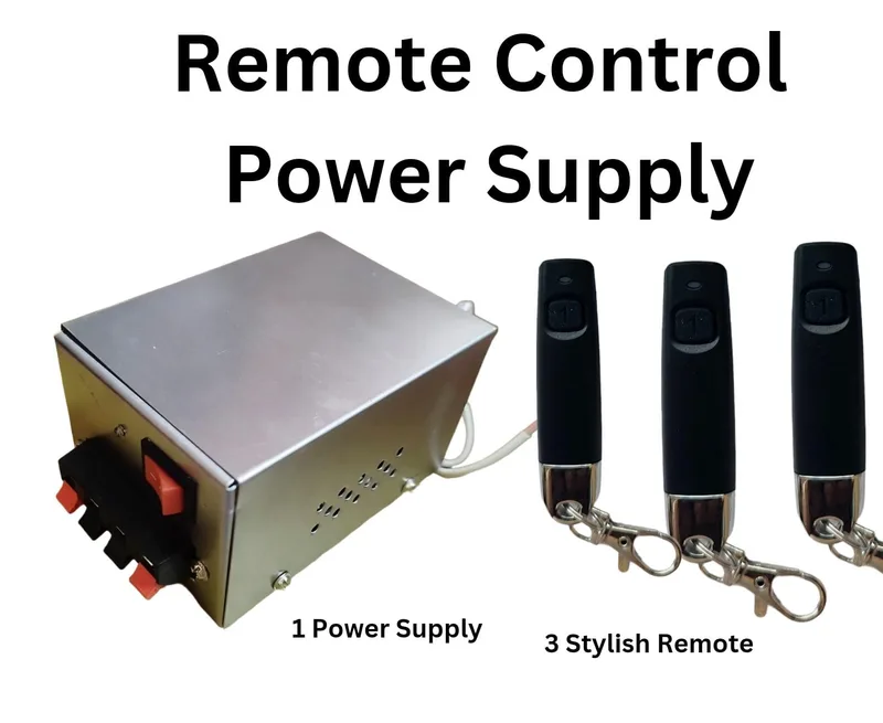 Main Door lock power supply , remote control door lock power supply with 3 remote - 24AC3RT433