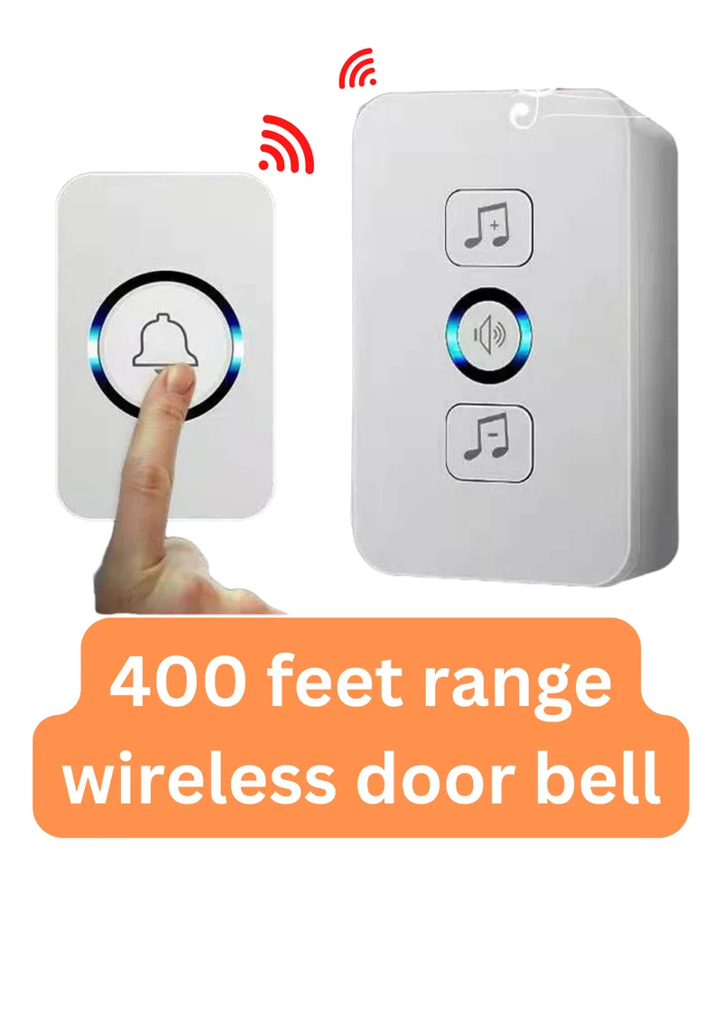 wireless door bell long range up to 400 feet call bell
