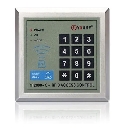 Youhe Standalone door controller YH2000-C for RFID card 125Khz and password to door open , lift , barrier , safe, tijori