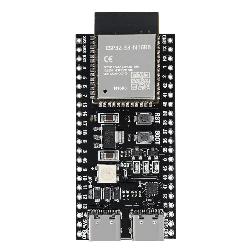 ESP32-S3 WROOM N16R8 Development Board – 16MB Flash + 8MB PSRAM WiFi & Bluetooth 5 LE USB