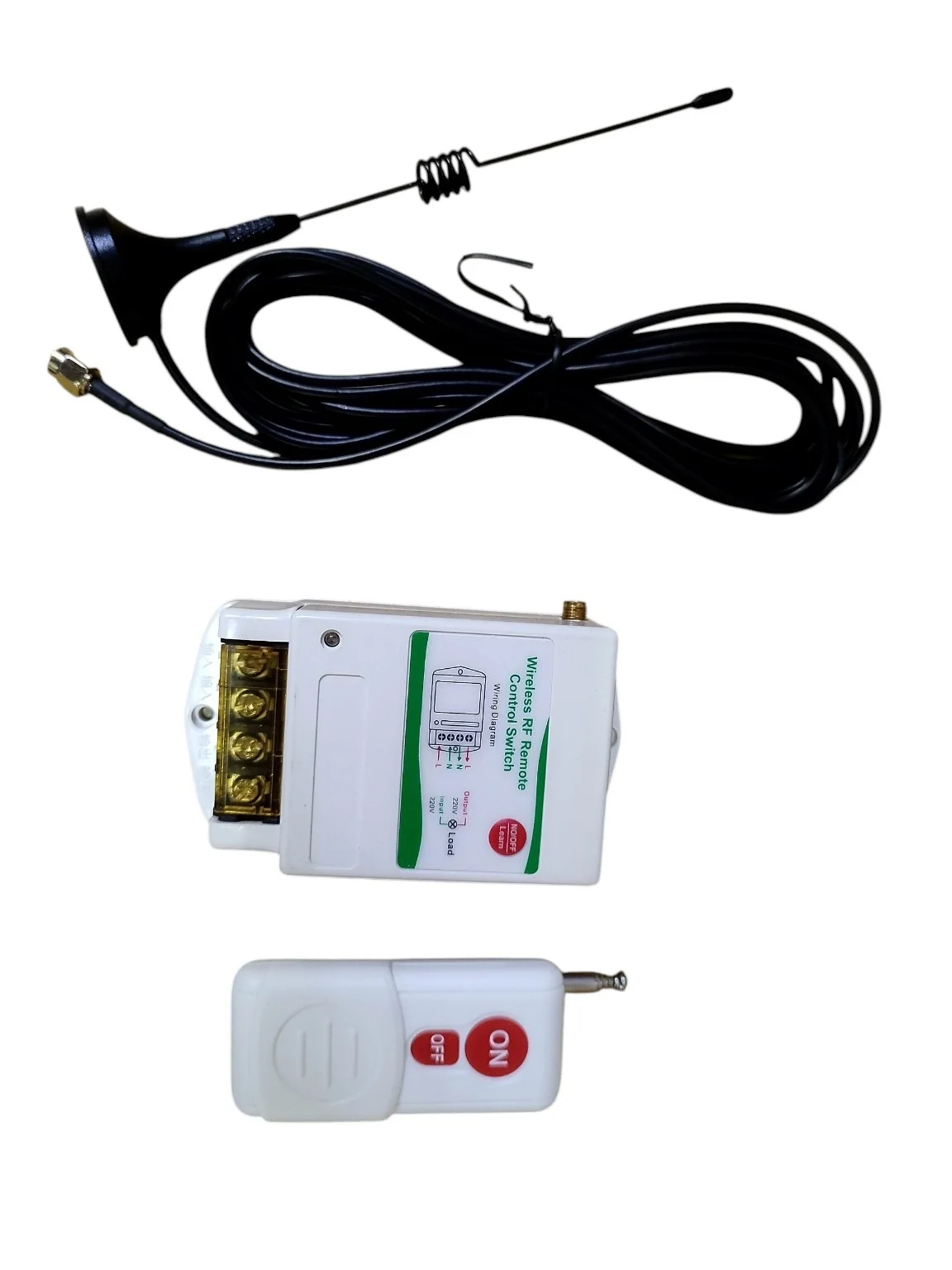 Jenix Long Range RF Remote Control Switch 220V AC | 32A Heavy Duty Wireless Relay